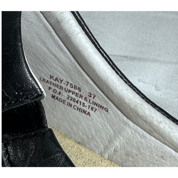 Alegria Kayla Womens sz 37 (US 7/7.5) Prof. Work Mule Clog Leather Black - Picture 7 of 10